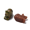 Natural Gemstone Mice Display Decorations G-U031-01-2