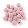 Flocky Acrylic Beads OACR-I001-8mm-L05-1