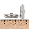 304 Stainless Steel Ribbon Crimp Ends STAS-E471-05N-P-3