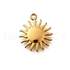 304 Stainless Steel Pendants STAS-C122-02G-1