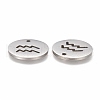 Tarnish Resistant 201 Stainless Steel Pendants STAS-Z001-B-01P-2