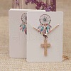 Cardboard Necklace Display Cards CDIS-F002-07B-3