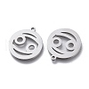 Non-Tarnish 304 Stainless Steel Pendants STAS-L249-002D-2