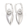 Horse Eye Brass Hoop Earrings for Women EJEW-U057-06D-02P-4
