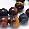 Natural Tiger Eye Beads Strands G-L446-02-8mm-1