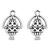 Tibetan Style Alloy Pendant Rhinestone Settings TIBE-N011-061-1
