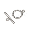 Stainless Steel Toggle Clasps STAS-C126-01B-P-2