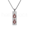 Titanium Steel Perfume Bottle Necklaces PW-WG16277-01-1