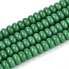 Opaque Spray Painted Glass Beads GLAA-ZX008-4mm-18C-1