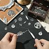 60pcs 15 Styles Tibetan Style Alloy Charms FIND-YW0005-01-5