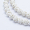 Natural Lava Rock Beads Strands G-P344-01-8mm-1