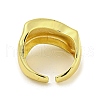 Brass Cuff Rings for Women RJEW-E294-03G-03-3
