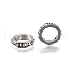 Brass Rhinestone Spacer Beads RB-H252-01P-3
