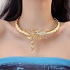 Punk Style Alloy Rhinestone Choker Necklaces FS-WGD5C30-01-2