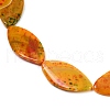 Dyed Natural Agate Beads Strands G-U029-E01-4