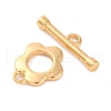 Rack Plating Eco-Friendly Brass Toggle Clasps KK-S403-14G-3