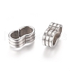 201 Stainless Steel Slide Charms/Slider Beads STAS-L238-057B-P-2