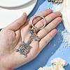Alloy Rhinestone Keychain KEYC-YW00072-5