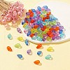 100Pcs Transparent Acrylic Beads MACR-YW0002-10-5