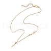 Cross 304 Stainless Steel Pendant Necklaces NJEW-JN05200-01-4