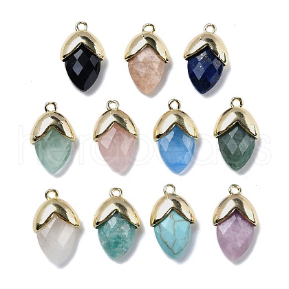 Natural Gemstone Pendants G-U019-03A-1