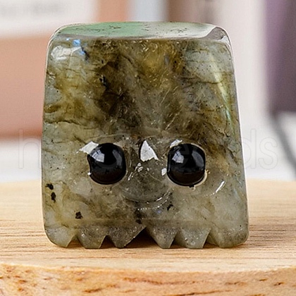 Natural Labradorite Carved Healing Cube Figurines PW-WG47986-07-1