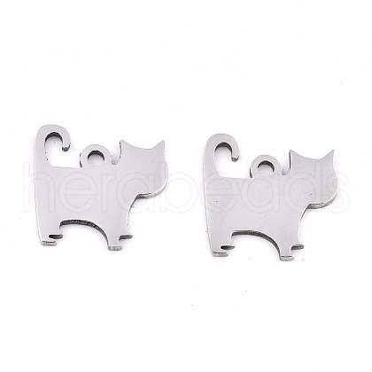 Non-Tarnish 201 Stainless Steel Charms X-STAS-S081-062-1