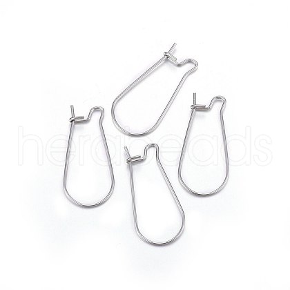 316L Titanium Steel Hoop Earrings X-STAS-P210-28P-1
