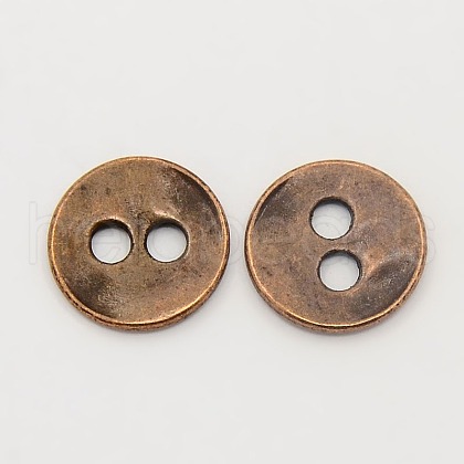 Tibetan Style Buttons TIBE-R178-R-FF-1