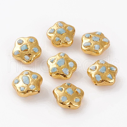 Natural Larimar Chips Beads G-C300-02-1