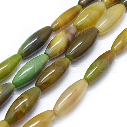 Natural Agate Beads Strands G-I245-11B-1