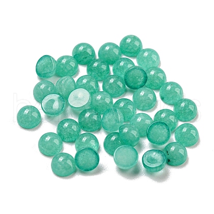 Natural White Jade Dyed Cabochons G-H309-03-26-1