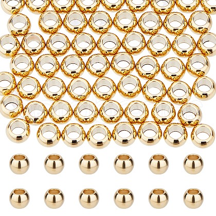 DICOSMETIC 60Pcs 201 Stainless Steel Spacer Beads STAS-DC0016-36-1