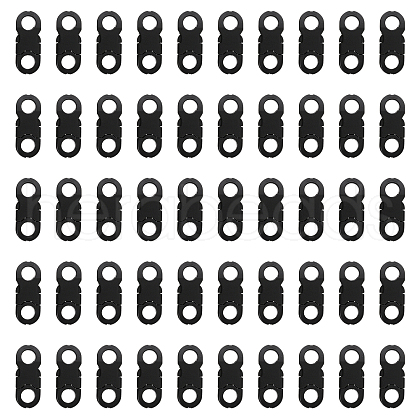 CHGCRAFT 100Pcs Plastic Side Release Buckles KY-CA0001-52-1