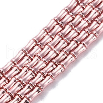 Electroplate Glass Beads Strands EGLA-Q128-13D-1