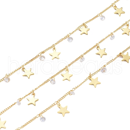 Handmade Brass Curb Chains CHC-I006-08G-1