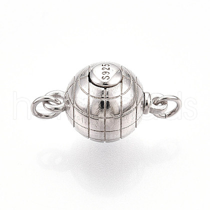 925 Sterling Silver Box Clasps STER-T007-138P-01-1