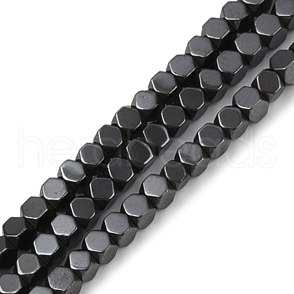 Electroplate Non-magnetic Synthetic Hematite Beads Strands G-I175-09D-1