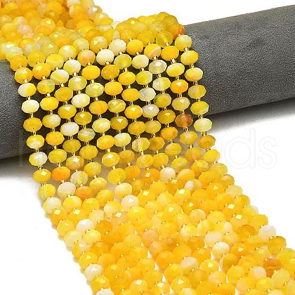 Natural Banded Agate Beads Strands G-P573-A13-01-1