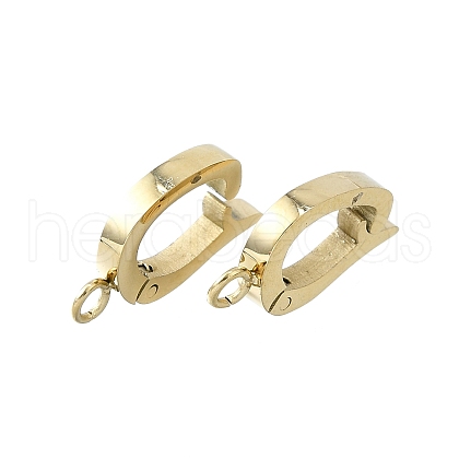 304 Stainless Steel Fold Over Clasps STAS-H233-05G-1
