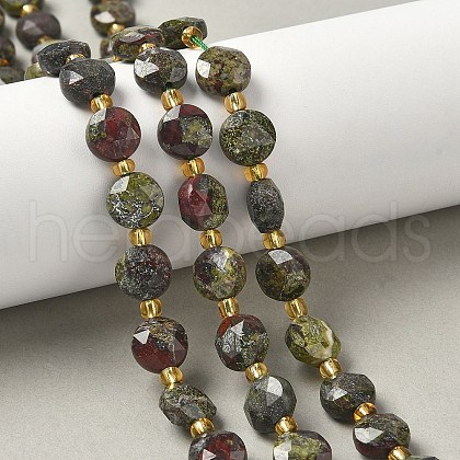 Natural Dragon Blood Beads Strands G-G271-C06-10mm-1