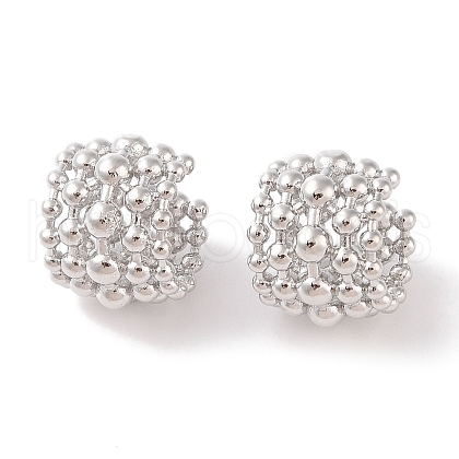 Brass Cuff Earrings for Women EJEW-I305-12P-1