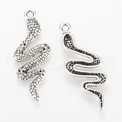 Tibetan Style Alloy Pendants TIBEP-Q064-37AS-RS-1