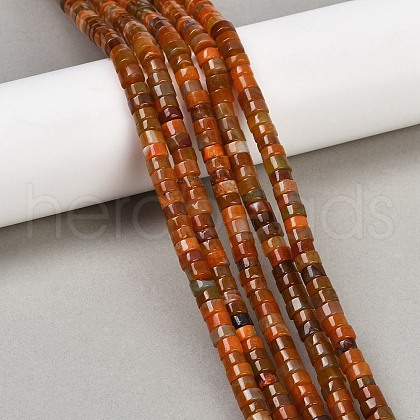 Dyed Natural Agate Beads Strands G-U030-B01-06-1