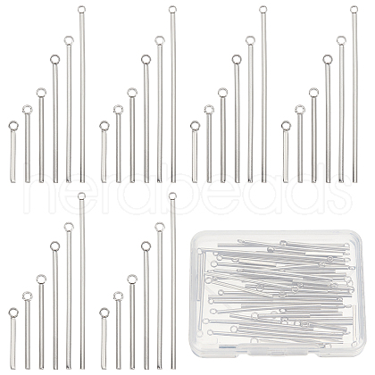 SUNNYCLUE 60Pcs 6 Style Stainless Steel Pendants STAS-SC0003-95-1