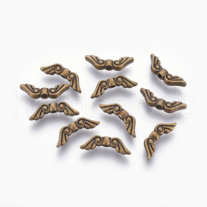Tibetan Style Alloy Beads X-TIBEB-A11-3712-AB-FF-1