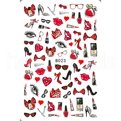 Valentine's day Themed Nail Art Stickers Decals MRMJ-T078-238A-1
