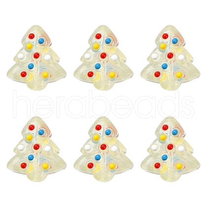 6Pcs Handmade Bumpy Glass Beads Strands LAMP-FS0001-16D-1