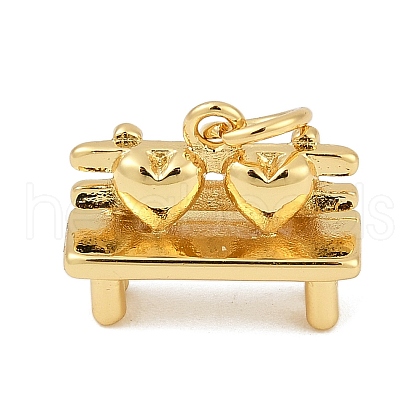 Brass Pendants KK-S527-07G-1