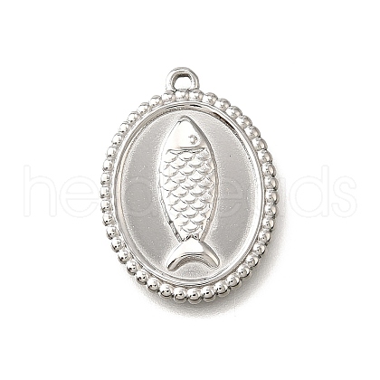 304 Stainless Steel Pendants STAS-C122-05P-1